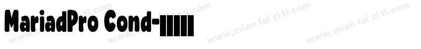 MariadPro Cond字体转换